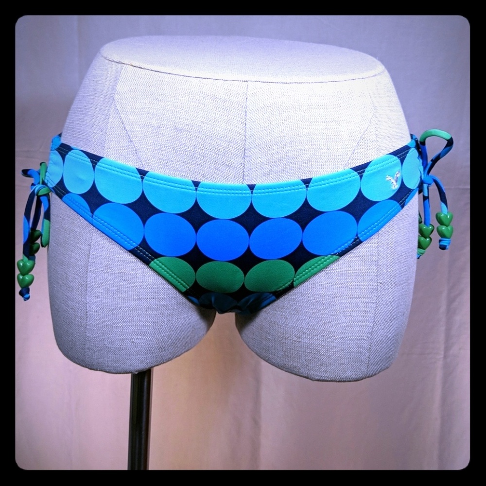 American Eagle polka dot bikini swimsuit bottoms